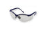 Palmero ProVision See-Breez Safety Glasses Clear Tint Polycarbonate Lens Blue Frame Over Ear One Size Fits Most - 3560B