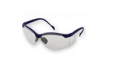 ProVision See-Breez - Safety Glasses Clear Tint Polycarbonate Lens Blue Frame Over Ear One Size Fits Most - 3560B