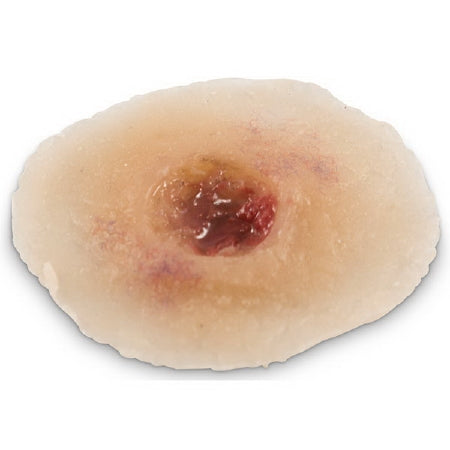 Nasco MST Single Gunshot Entry Wound Moulage .03 lbs. Silicone Rubber - SB50195