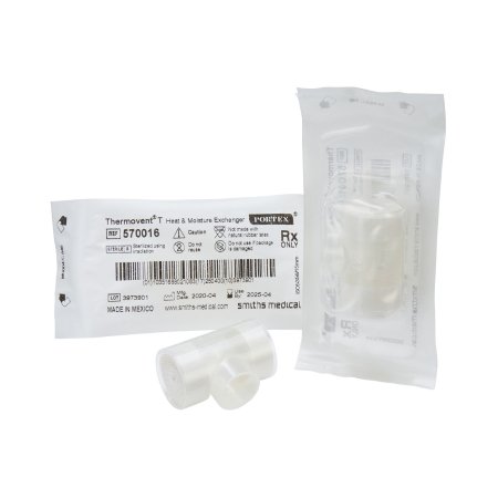 Thermovent - Heat and Moisture Exchanger-Trach 25 mg H20 @ VT 500 mL 2.6 cm H2O @ L / min - 570016