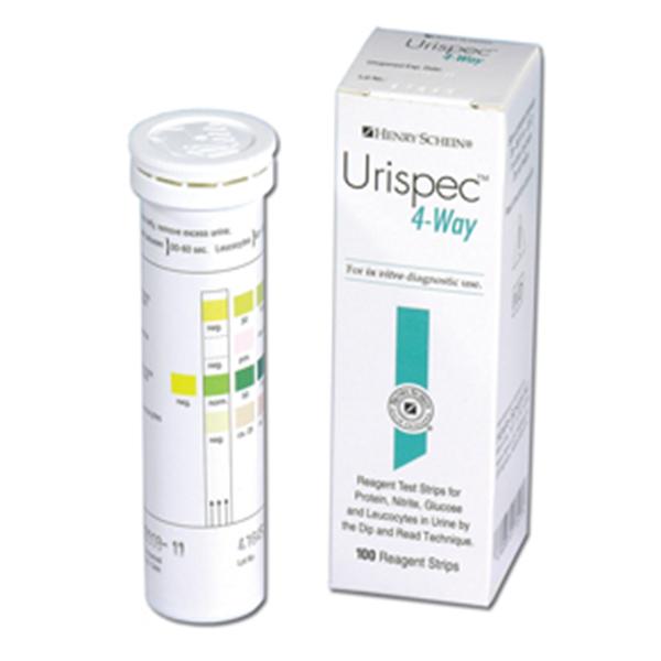 Henry Schein Henry Schein Urispec Urinalysis Test Strip 4-Way 100/Bt, 100 Bt/Ca - 1077157