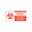 Fisher Scientific Brady Pre-Printed Label Warning Label ETIOLOGIC AGENTS BIOMEDICAL MATERIAL IN CASE OF DAMAGE OR LEAKAGE NOTIFY Orange / White 2 X 4 Inch - 19807138