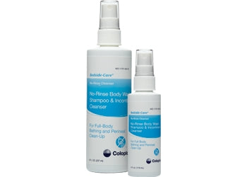 Coloplast Bedside-Care Rinse-Free Shampoo and Body Wash 8.1 oz. Spray Bottle Unscented - 61761