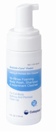 Bedside-Care - Rinse-Free Shampoo and Body Wash 4 oz. Pump Bottle Scented - 67143