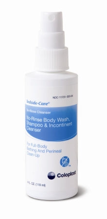 Coloplast Bedside-Care Rinse-Free Shampoo and Body Wash 4 oz. Pump Bottle Scented - 61768