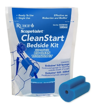 Ruhof Healthcare KIT, BEDSIDE SCOPEVALET CLEANSTART 250ML BG (36/CS) - 345EBK