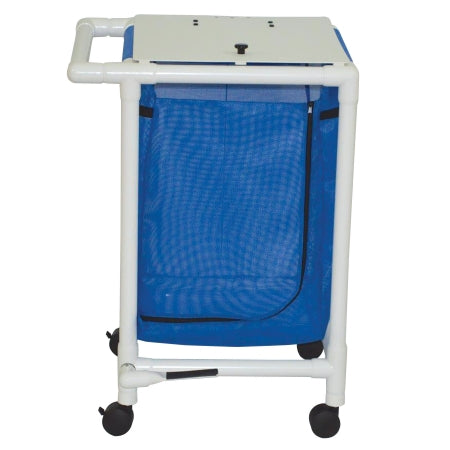 Mjm International - Single Hamper with Bag 4 Casters 25.71 gal. - 218-S-FP