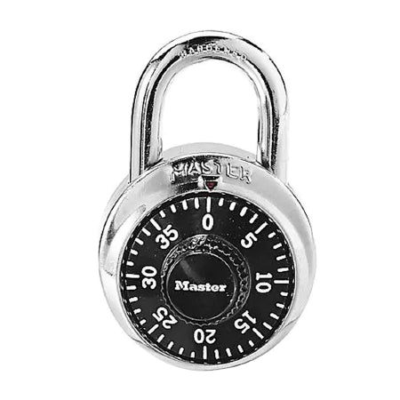 Uline - Combination Padlock Stainless Steel - H-1391