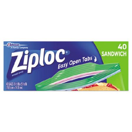 Lagasse Ziploc Reclosable Bag Plastic Clear - SJN664542