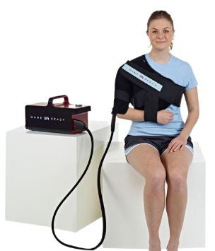 Fabrication Enterprises Game Ready Wrap Cold Therapy Wrap / Sleeve Left Shoulder Medium - 33 to 45 Inch Chest Reusable - 13-2527