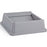 Untouchable - Trash Can Lid 6-1/4 X 20-1/8 X 20-1/8, Gray, Plastic, Square, Swing Clouser Type - FG266400GRY