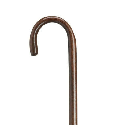 Harvy - Round Handle Cane Wood 36 Inch Height Walnut - 9003107