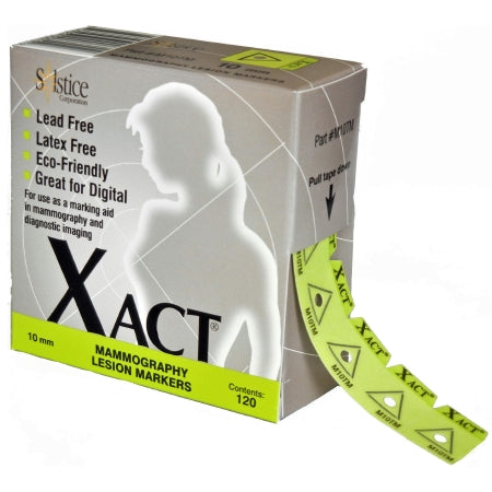 Xact - Mammography Lesion Marker Green 10 mm Triangle 2/5 X 3/4 Inch - M10TM