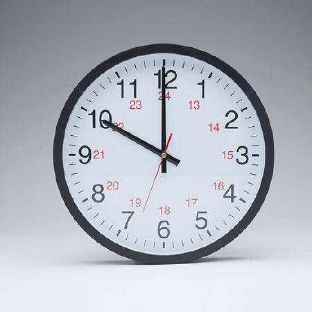 Lagasse Universal Wall Mount Clock 12 3/4 Inch 24 Hour Analog Display - UNV10441