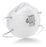 3M Particulate Respirator Mask N95 Cup Earloops One Size Fits Most White - 8200