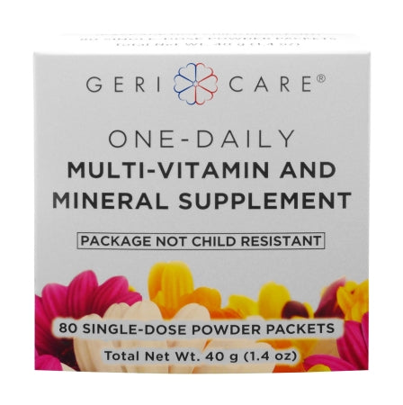 McKesson Geri-Care Multivitamin Supplement with Minerals Oral Powder 80 per Box - 532-08