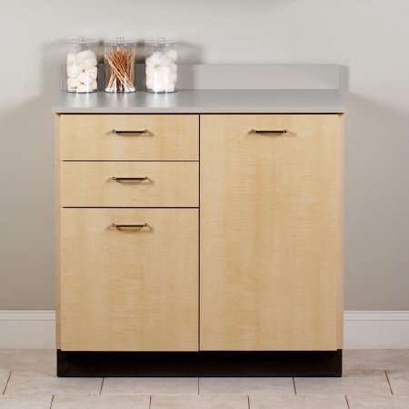 Quick Care - Base Cabinet Floor Standing Laminate 2 Drawers 2 Shelves - 8036-OGR-1GR-2GR-5B