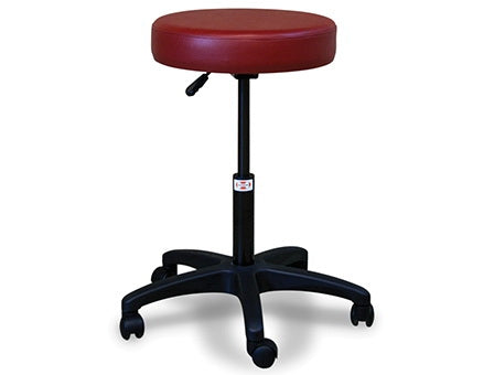Hausmann Industries - Air Lift Stool Single Lever Height, Hand Operated Air Spring Pneumatic Height 5 Casters Purple - 2153-V27