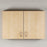 Quick Care - Wall Cabinet Wall Mount Laminate 1 Adjustable Shelf - 8236-1GR-2GR-5B