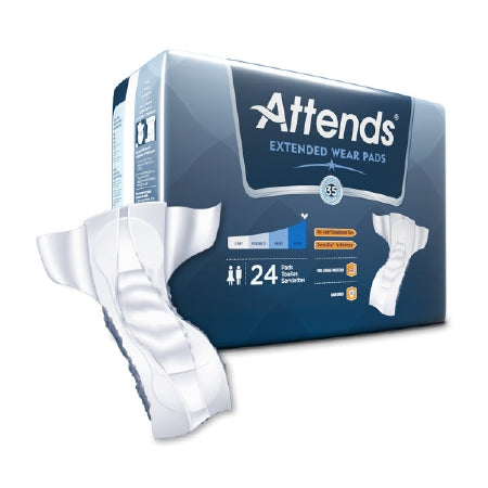 Attends Healthcare Products AttendsExtended Wear Incontinence Liner 36 Inch Length Heavy Absorbency Dry-Lock One Size Fits Most Unisex Disposable - EXWPAD