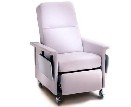 Champion Manufacturing 59 Series Manual Relax Recliner Gray 3 Inch Steel Casters 3 Inch Steel Casters - 596T56-TFS7J