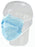 FluidGard - Procedure Mask Anti-fog Foam Pleated Earloops One Size Fits Most Blue NonSterile ASTM Level 3 Adult - 14401