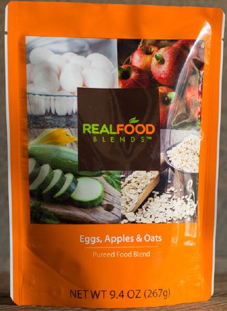 Real Food Blends Real Food Blends Tube Feeding Formula 9.4 oz. Pouch Ready to Use Eggs / Apples / Oats Adult / Child - 49750