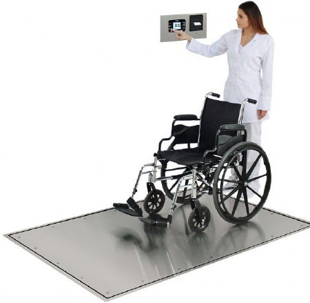 Solace Series - Floor Scale TFT Digital Display 1000 lbs. / 474 kg Capacity AC Adapter / Battery Operated - ID-4848SH-855RMP