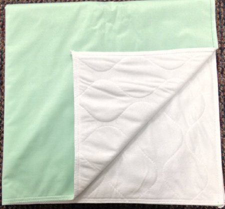 Lew Jan Textile Underpad 17 X 24 Inch Reusable Polyester / Rayon Moderate Absorbency - 16-1724Q-1G
