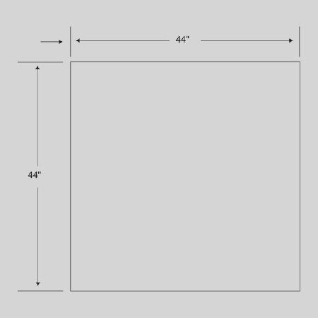 Welmed Warmer Drape 44 X 44 Inch Heavy-Duty Polyurethane - 1222-3100