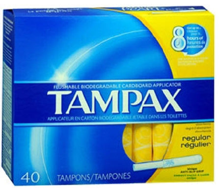 The Palm Tree Group Tampax Tampon Regular Absorbency Cardboard Applicator - 7301021409