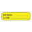 MedVision - Pre-Printed / Write On Label Advisory Label Yellow Paper Date Opened/Exp. Date Black Quality Control Label 3/8 X 1-7/16 Inch - MV02SY8807