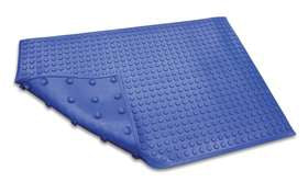 Safe Mat - Antimicrobial Floor Mat 24 X 36 Inch Blue Biocera A - 712735