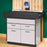 Clinton Industries Model 7840 Pediatric Treatment Table With Scale Fixed Height - 7840