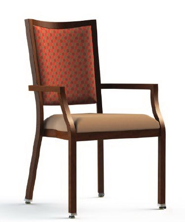 ComforTEK Seating Inc Contessa 100 Series Dining Chair With Armrests Fabric/Vinyl - CONTESSA 100