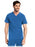 Landau Uniforms Scrub Shirt Large Royal Blue 1 Pocket Male - 4142BEFSLGE