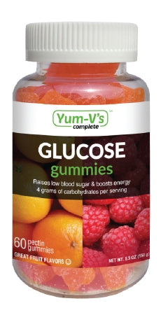 McKesson Geri-Care Glucose Supplement 60 per Bottle Gummy Assorted Flavors - 9061-06-YVC