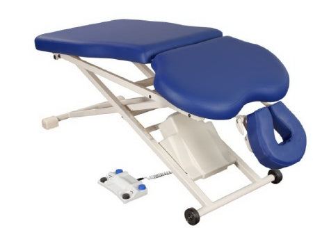 PT400M Model - Physical Therapy Hi Lo Table 29.5 X 74 Inch 18 to 36 Inch Height Range 550 lbs. Weight Capacity - Oakworks - PKG6099-T07