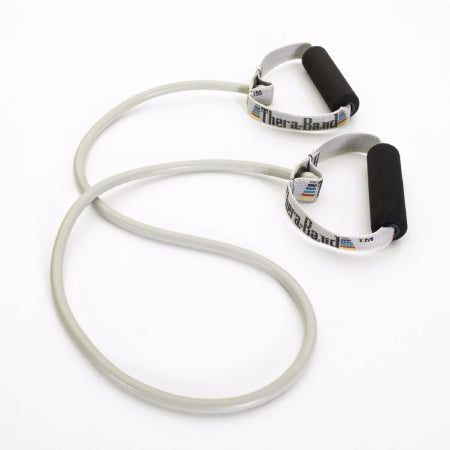 Patterson Medical Supply Thera-Band Exercise Resistance Tubing Silver 50 Inch Length Heavy Resistance - 81707520