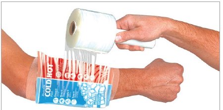 Mueller Sports Medicine EZ-WRAP Plastic Wrap Plastic 4 Inch X 1000 Foot Clear NonSterile - 50304