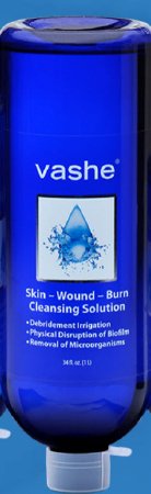 Vashe - Wound Cleanser 34 oz. Instill / Spikeable Application Bottle NonSterile Antimicrobial - 00317
