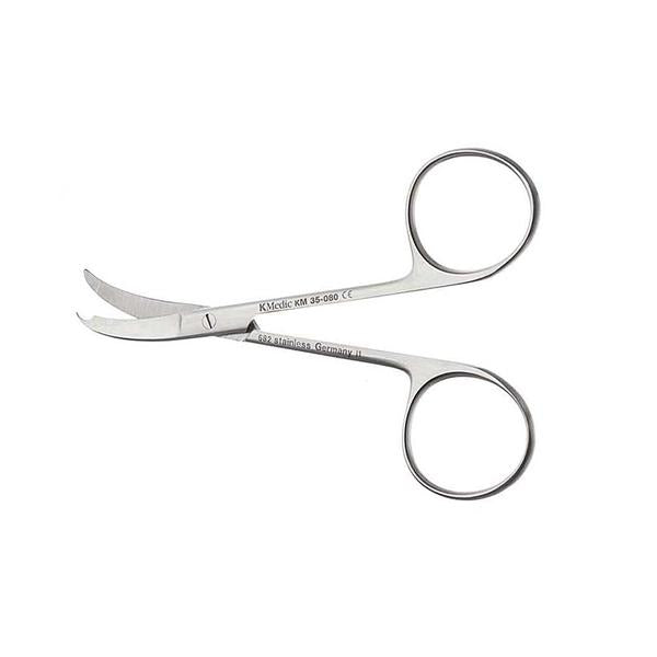 Pilling Surgical Scissors Suture Shortbent 3-1/2" Curved Stainless Steel Ea - KM35080