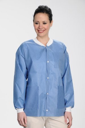 Valumax International Lab Jacket Valumax Extra-Safe Red 3X-Large Hip Length Limited Reuse - 3630RD3XL