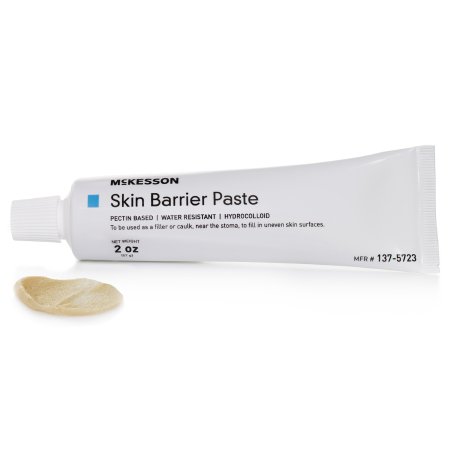 McKesson - Ostomy Barrier Paste 2 oz. Tube, Pectin-Based, Protective Skin Barrier - 137-5723