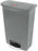 Rubbermaid Streamline - Trash Can 24 gal. Rectangular Gray Plastic Step On - 1883606