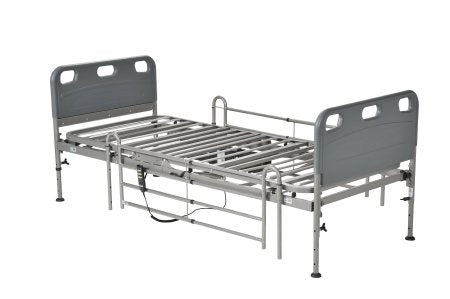 Drive Medical Electric Bed Long-Term Care 84 Inch Slat Deck 11 to 23 Inch Height Range - 15560-PKG-MED