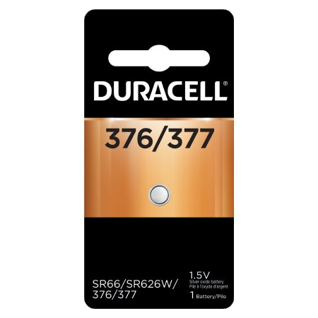 Duracell - Silver Oxide Battery 377 Coin Cell 1.5V Disposable 1 Pack - D377