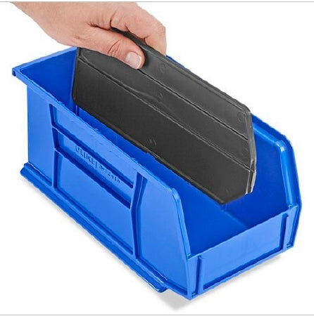 Uline Bin Divider 5 X 11 Inch Black Plastic - S-12415D