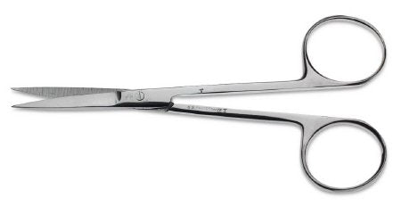 Medline - Iris Scissors Iris 4-1/2 Inch Length Floor Grade Stainless Steel Sterile Straight - DYNJ04050