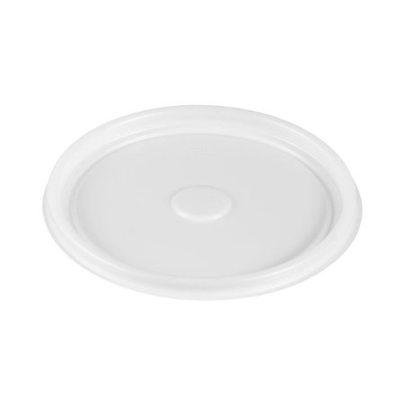 Solo - Plastic Lids Translucent Single Use Polystyrene 3-4/5 Inch Dia - 8TFLNV